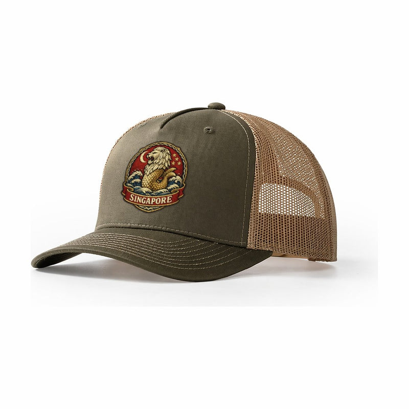 Singapore Heritage Emblem Trucker Hat