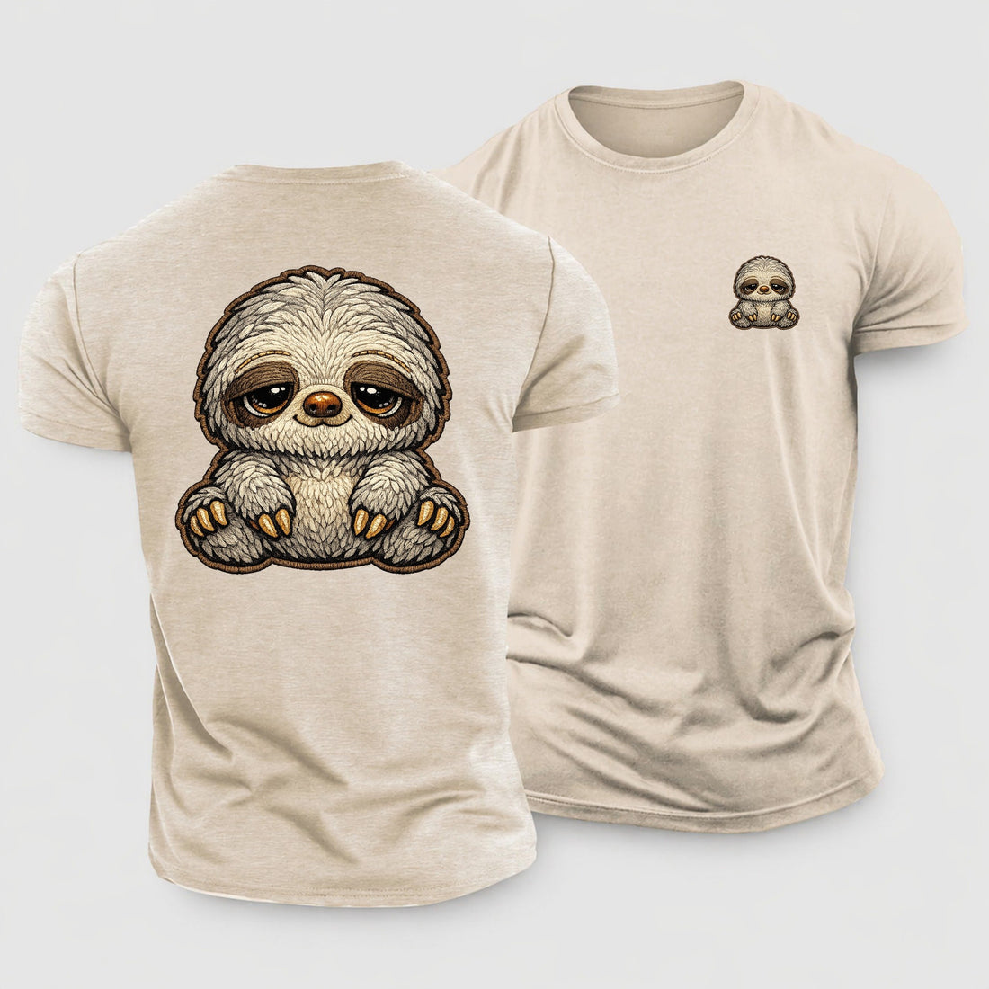 Baby Three Toed Sloth Cotton T-Shirt
