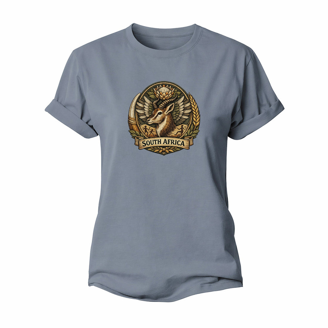 South Africa Heritage Emblem Women's Cotton T-Shirt