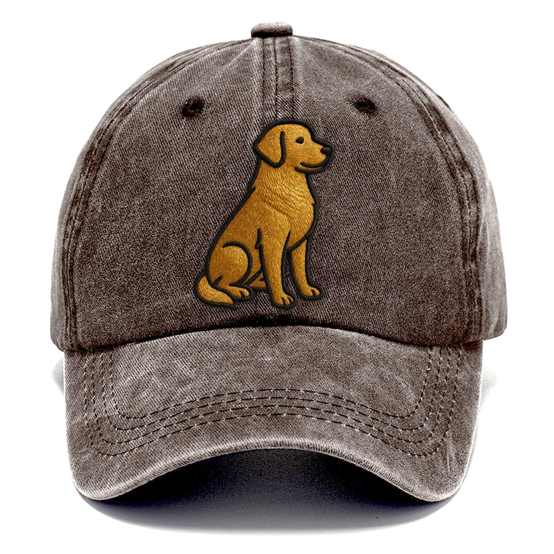 Golden Retriever Contemporary Geometri Classic Cap