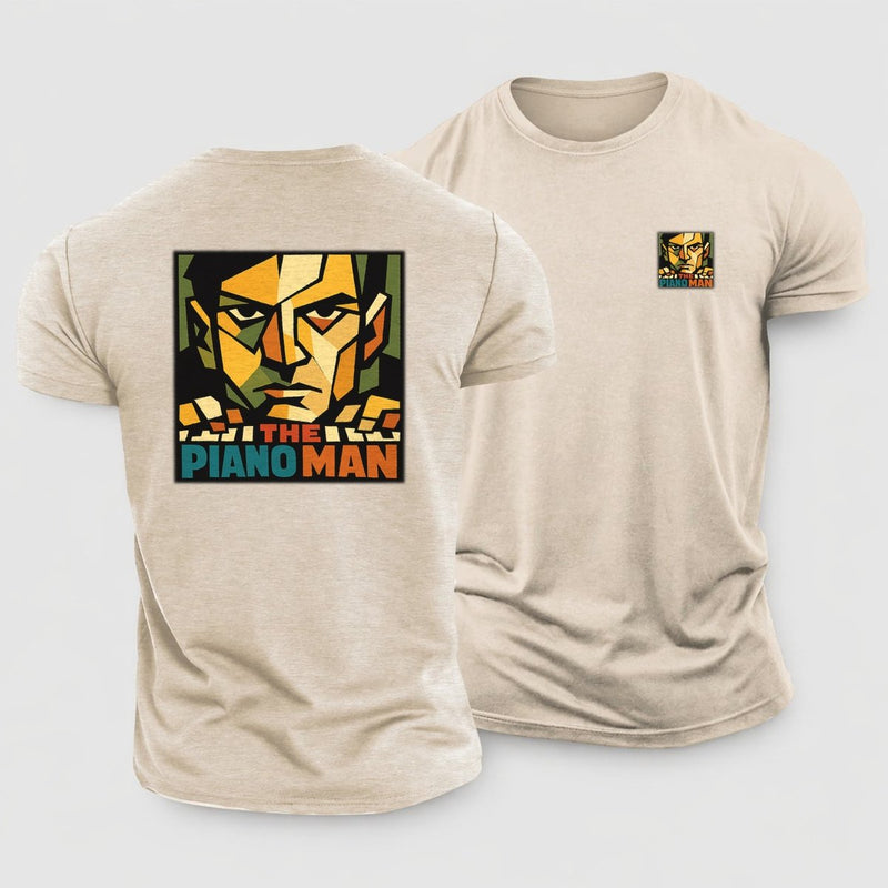 The Piano Man Cotton T Shirt