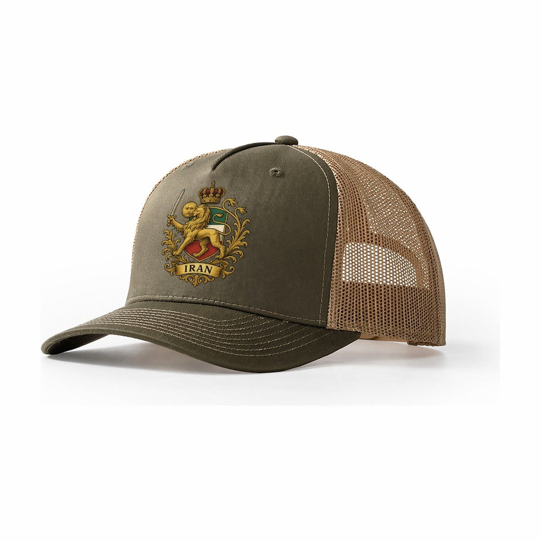 Royal Iran Coat Of Arms Trucker Hat