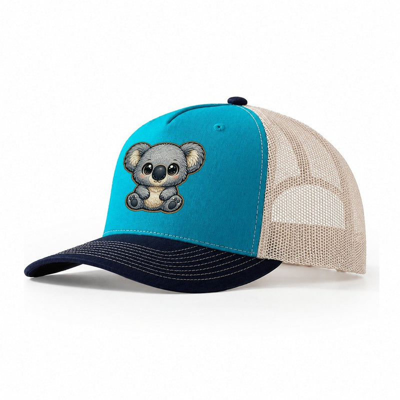 Baby Koala Plush Embroidered Keepsake Patch Trucker Hat