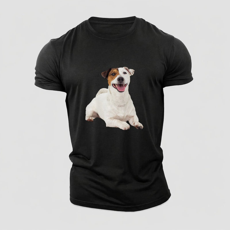 Jack Russell Terrier Dog Cotton T-Shirt