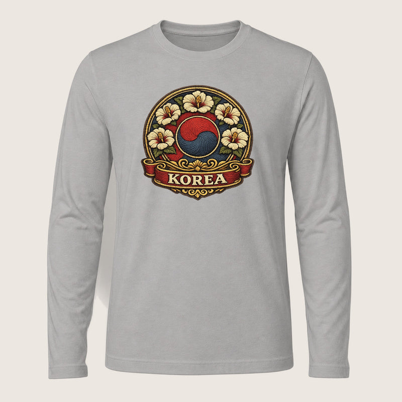 South Korea Heritage Emblem Long Sleeve T-Shirt