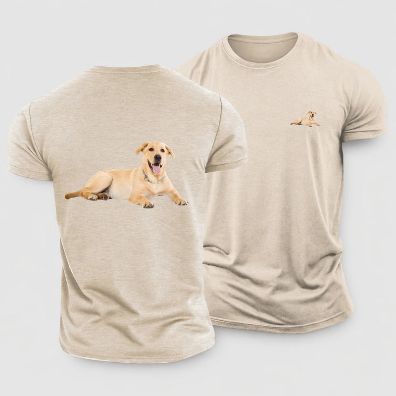 Labrador Laying Down Cotton T-Shirt