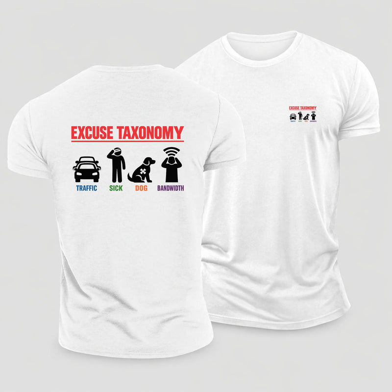 Excuse Taxonomy Cotton T Shirt