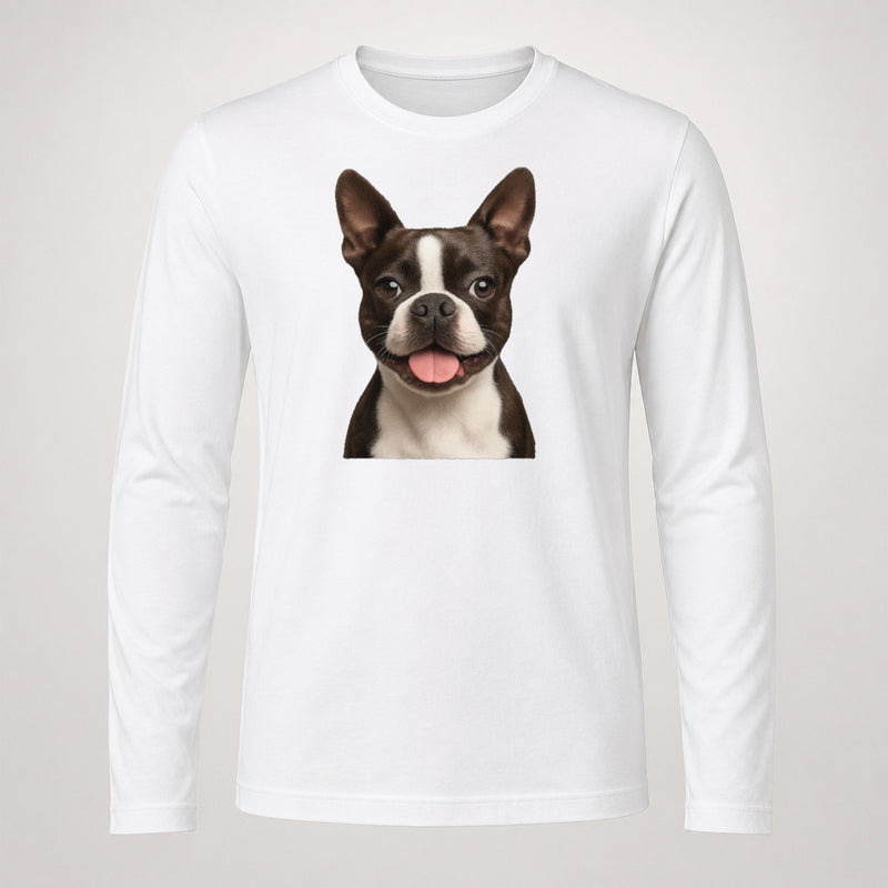 Boston Terrier: Dapper & Devoted Companion Long Sleeve T-Shirt