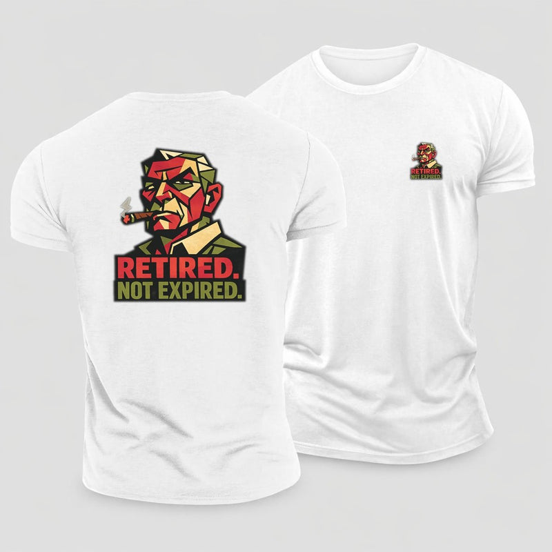 Retired. Not Expired. Cotton T Shirt