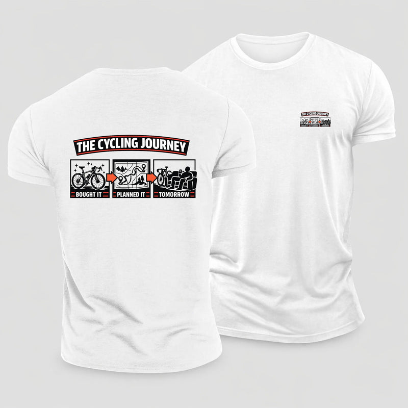 The Cycling Journey Cotton T Shirt