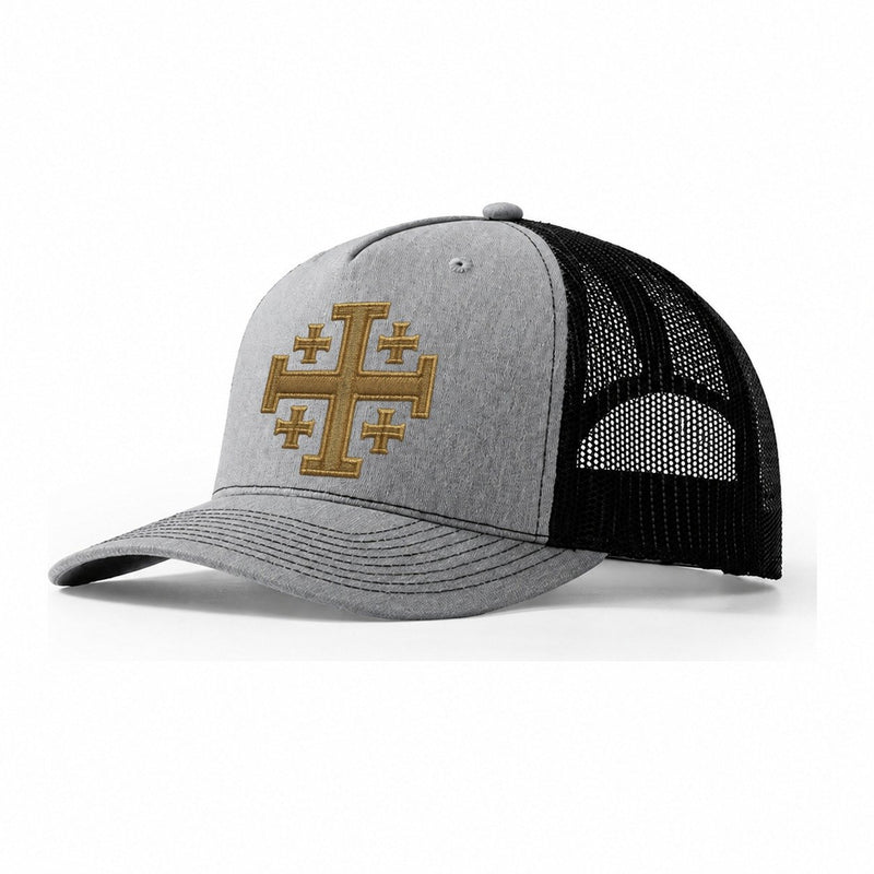 Jerusalem Cross Trucker Hat