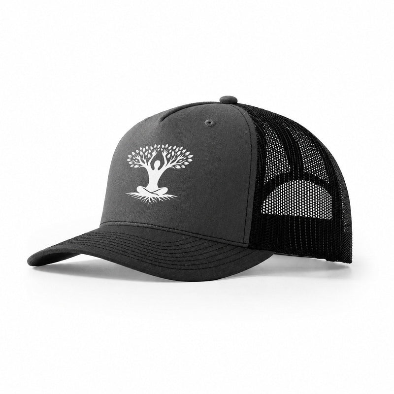 Arms Branches Human Form Flows Upward Trucker Hat