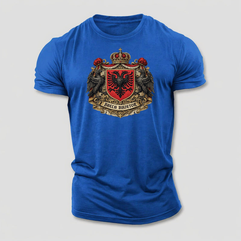 Albania Double Eagle Emblem Cotton T-Shirt