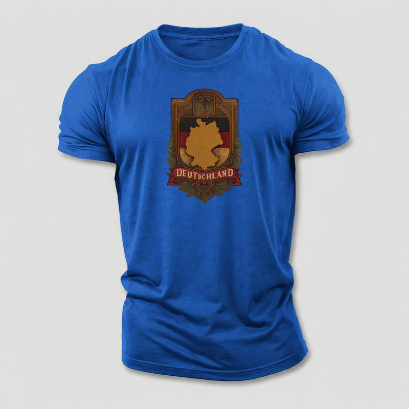 Germany Map Cotton T-Shirt