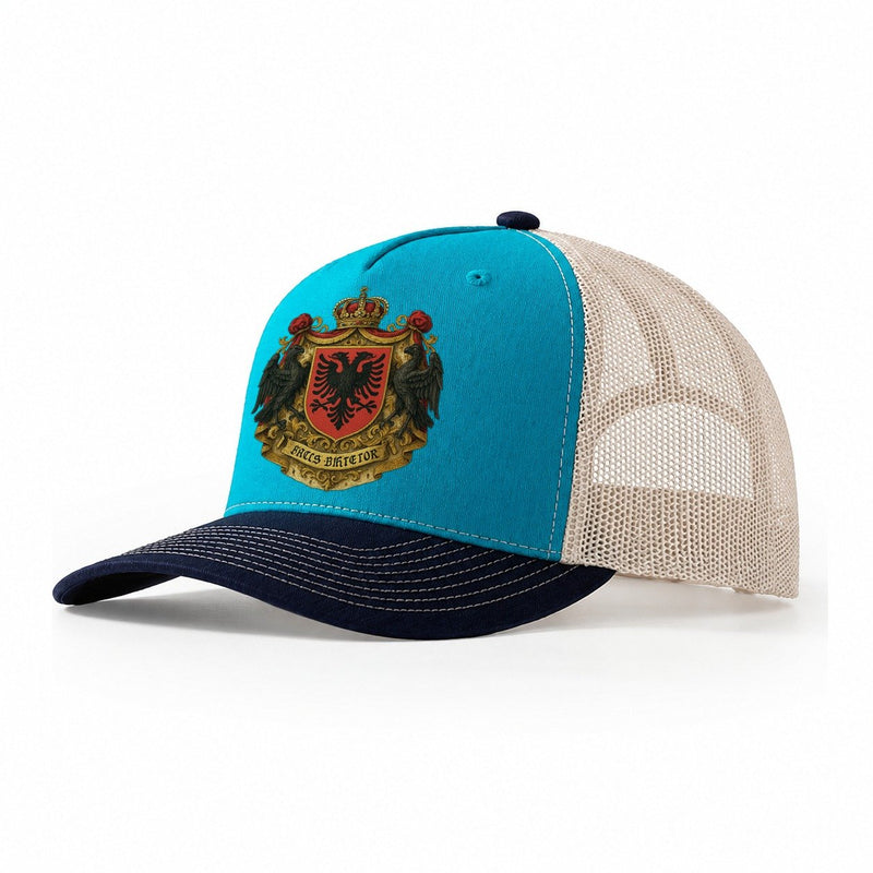 Albania Double Eagle Emblem Trucker Hat