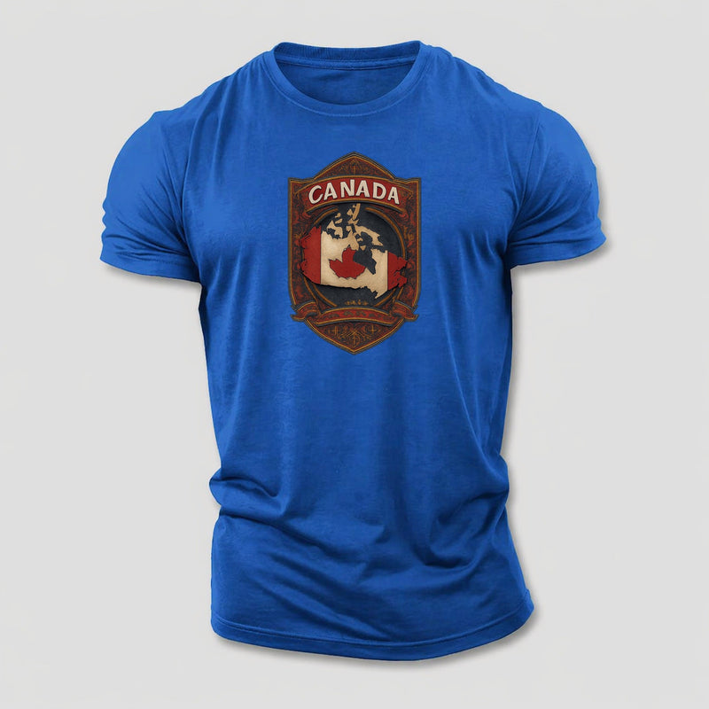 Canada Map Cotton T-Shirt
