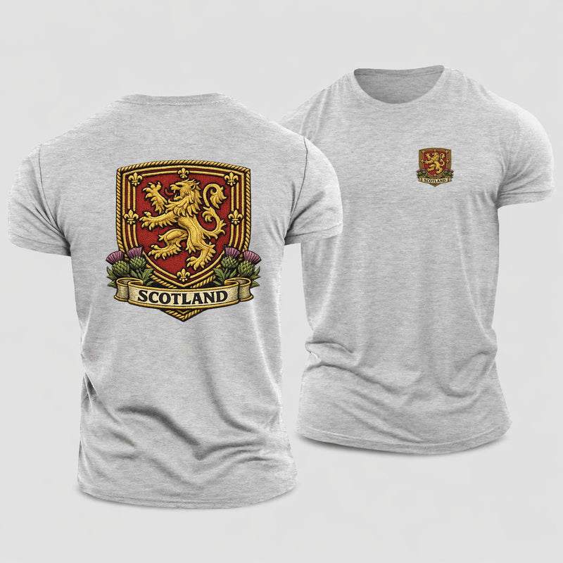 Scotland Heritage Emblem Cotton T-Shirt
