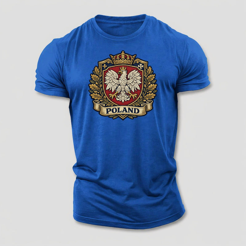 Poland Heritage Emblem Cotton T-Shirt