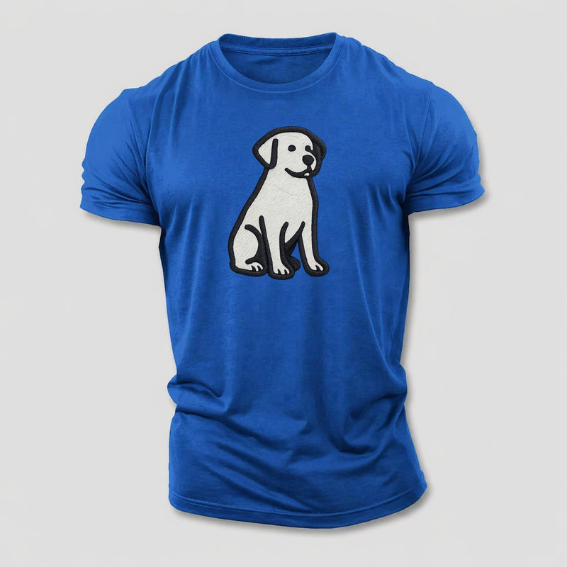 Black Labrador Retriever Loyal Companion Cotton T-Shirt