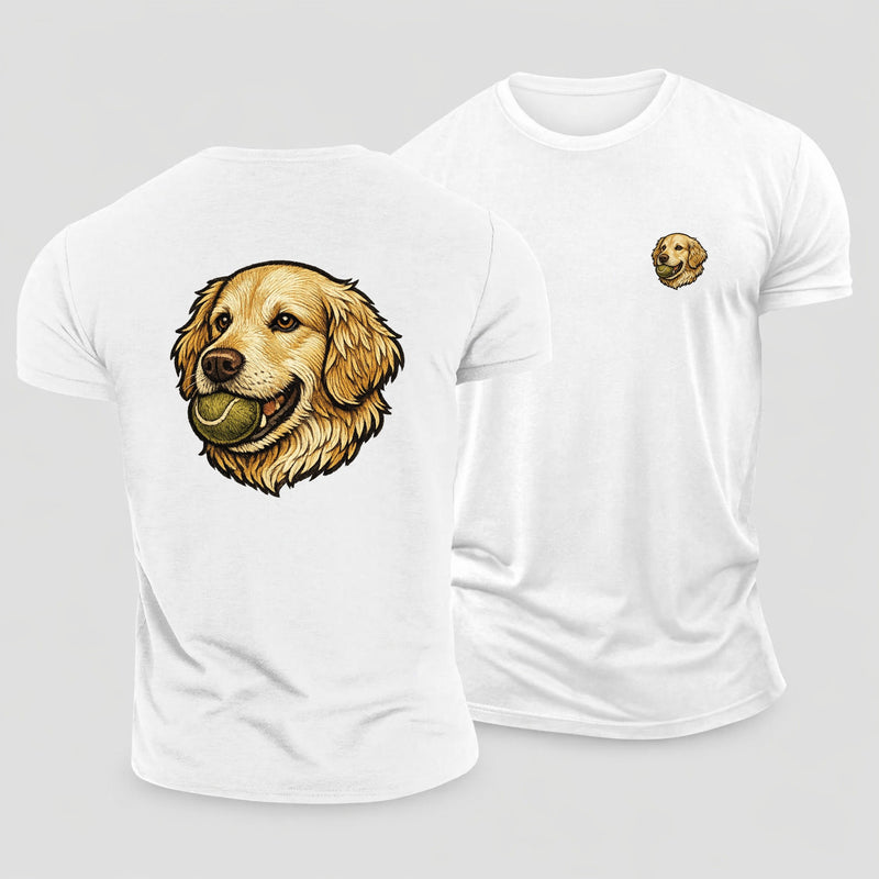 Golden Retriever Cotton T-Shirt
