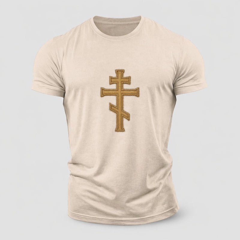 Orthodox Cross Cotton T-Shirt