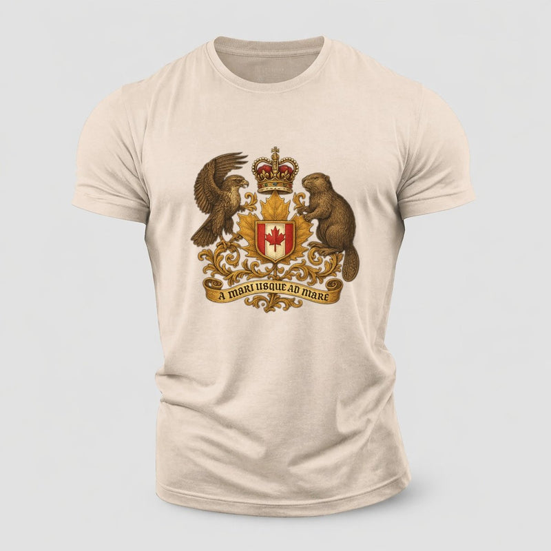 Canada Heritage Maple Badge Cotton T-Shirt