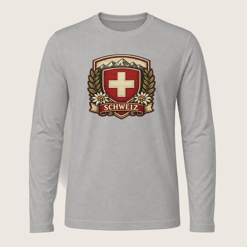 Switzerland Heritage Emblem Long Sleeve T-Shirt