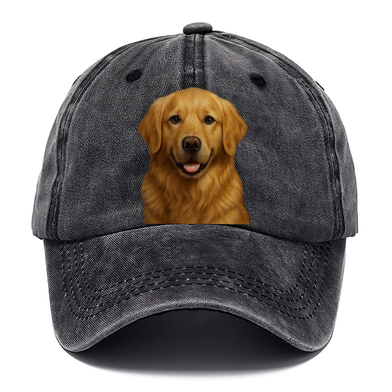 Golden Retriever Portrait Classic Cap