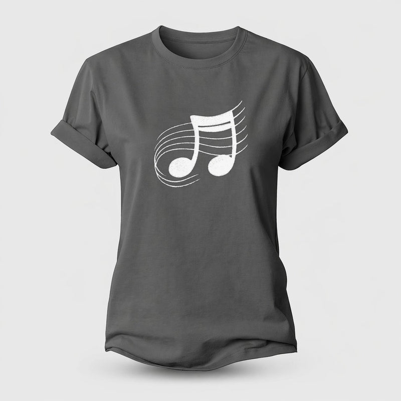 Musical Notes Headwear Women's Cotton T-Shirt
