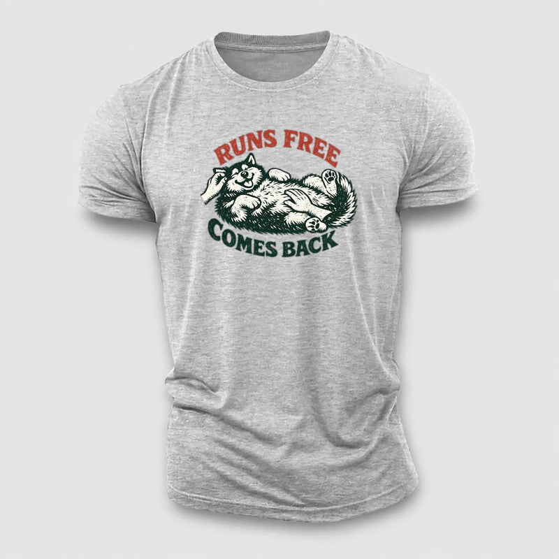 Siberian Husky Redo Cotton T-Shirt