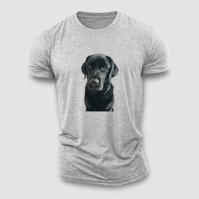 Black Labrador Cotton T-Shirt