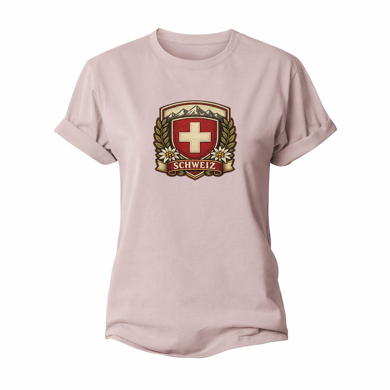 Switzerland Heritage Emblem Women's Cotton T-Shirt