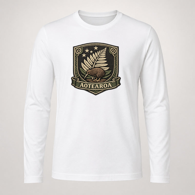 New Zealand Heritage Emblem Long Sleeve T-Shirt