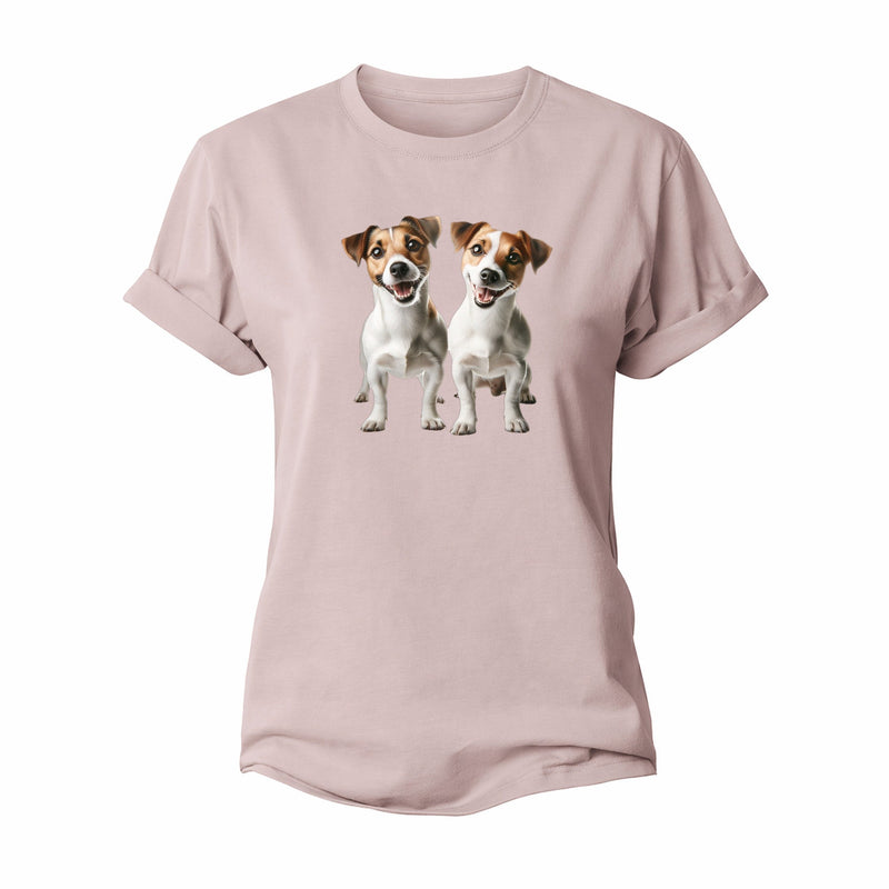 Two Jack Russels Women's Cotton T-Shirt