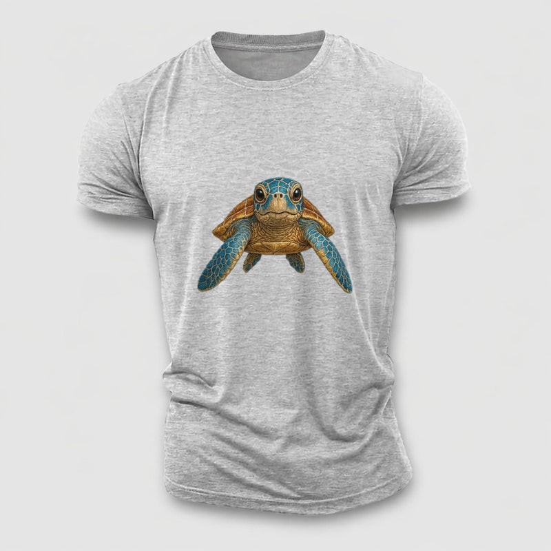 Sea Turtle Serenity Cotton T-Shirt