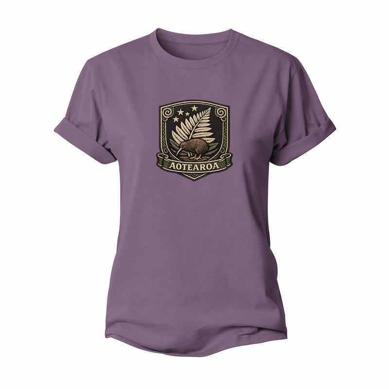 New Zealand Heritage Emblem Women's Cotton T-Shirt