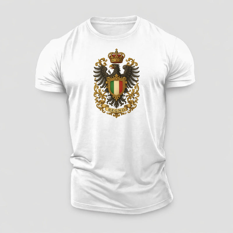Italy Coat Of Arms Cotton T-Shirt