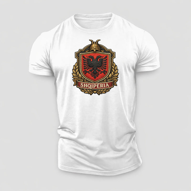 Albania Heritage Emblem Cotton T-Shirt