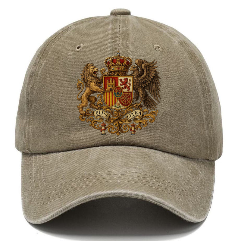 Spain Royal Logo (traditional Corona Real Española, Plus Ultra Banner, Premium Emblem) Classic Cap
