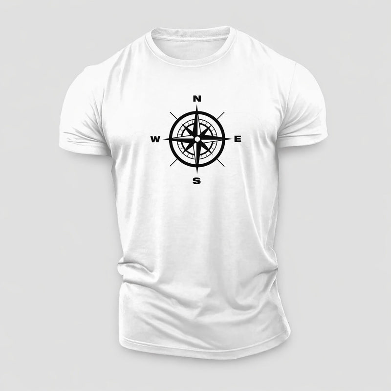 Navigate Your Path: The Classic Hat For Explorers And Travelers Cotton T-Shirt