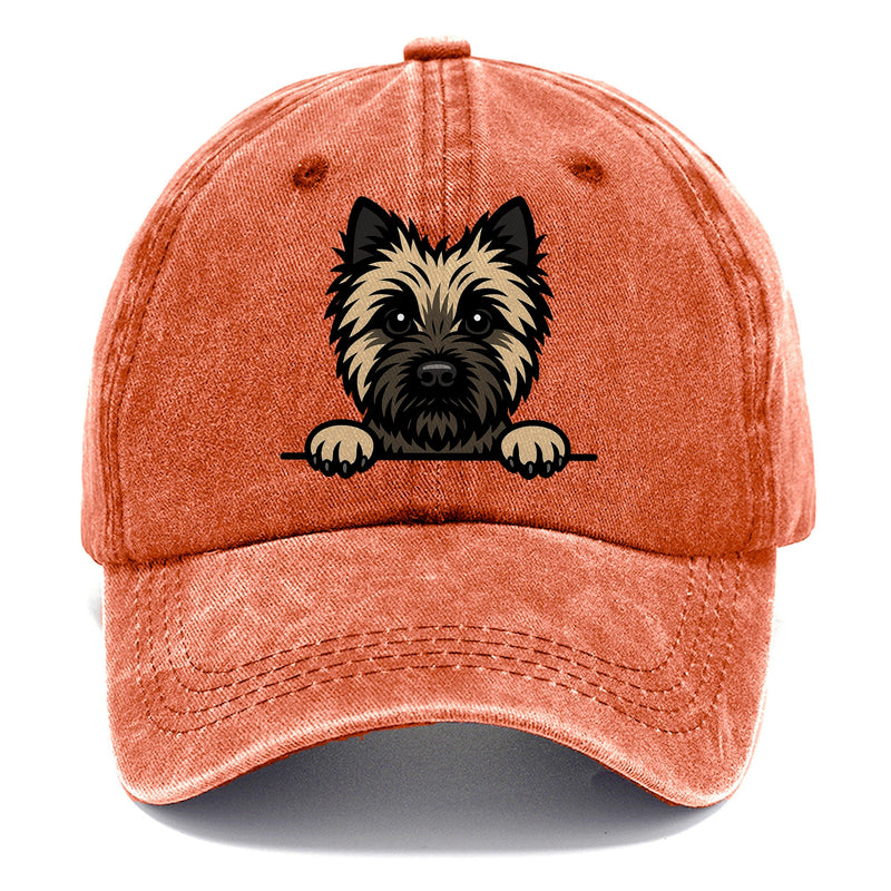 Cairn Terrier Wheaten Colored Pose Classic Cap