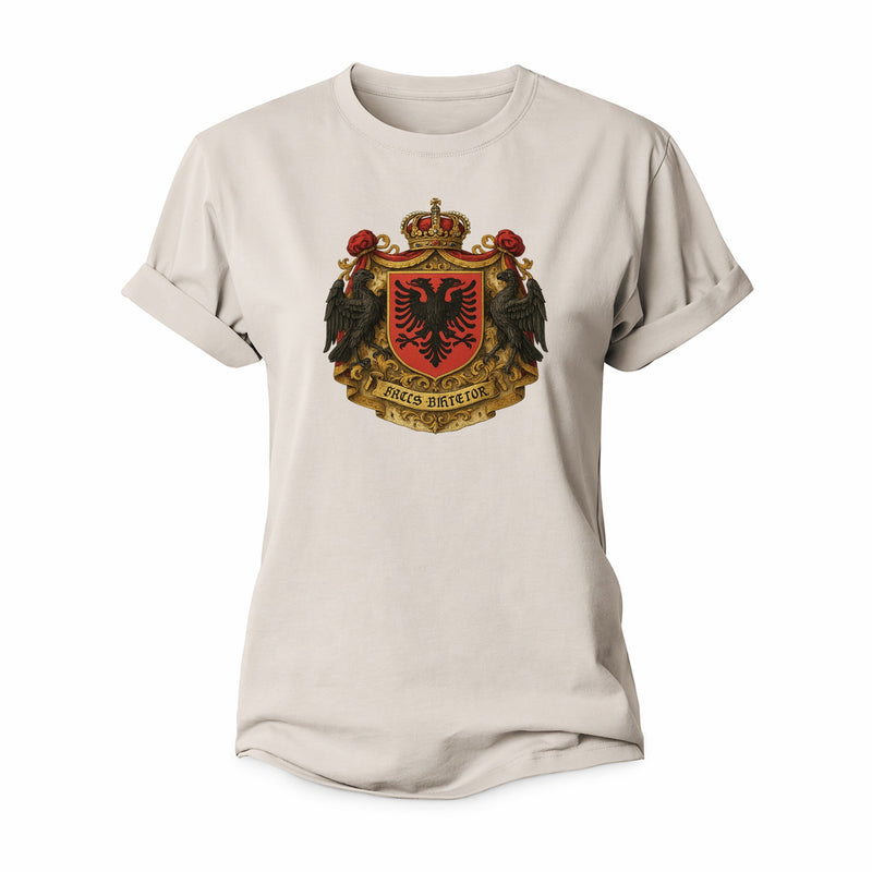 Albania Double Eagle Emblem Women's Cotton T-Shirt