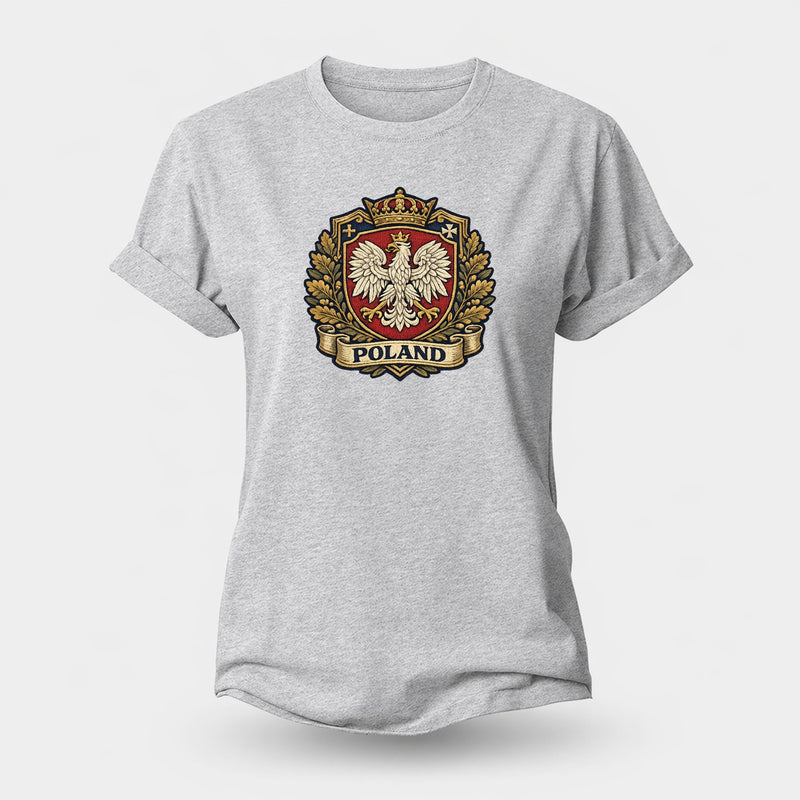 Poland Heritage Emblem Women's Cotton T-Shirt