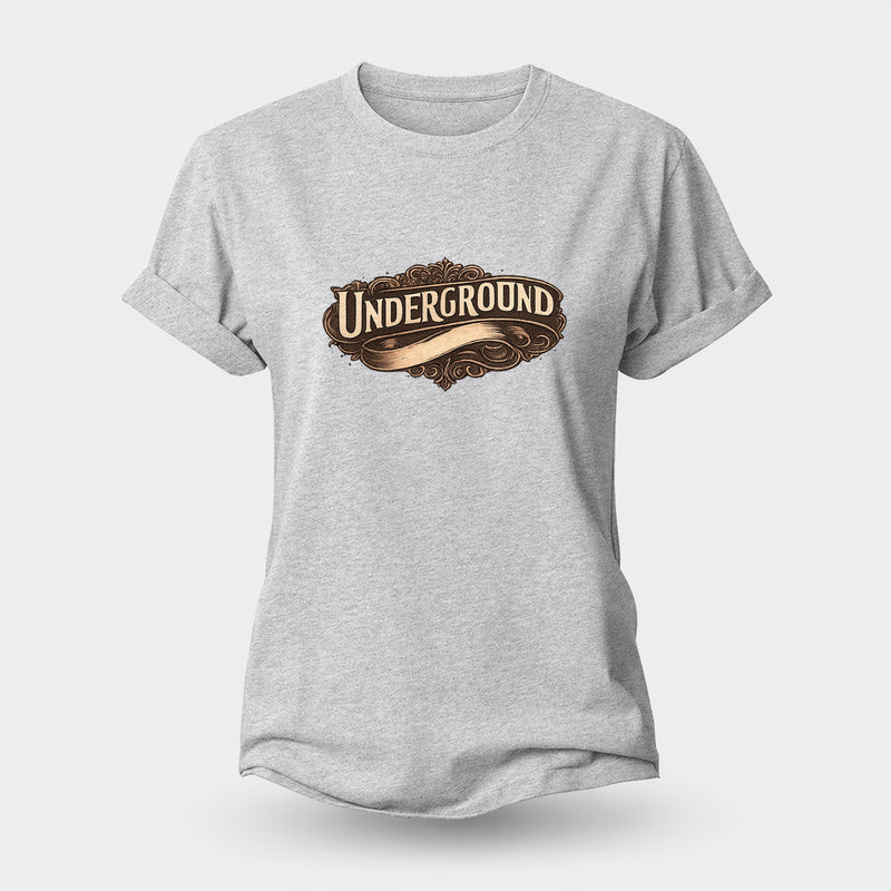Bold Typography Design Women's Cotton T-Shirt