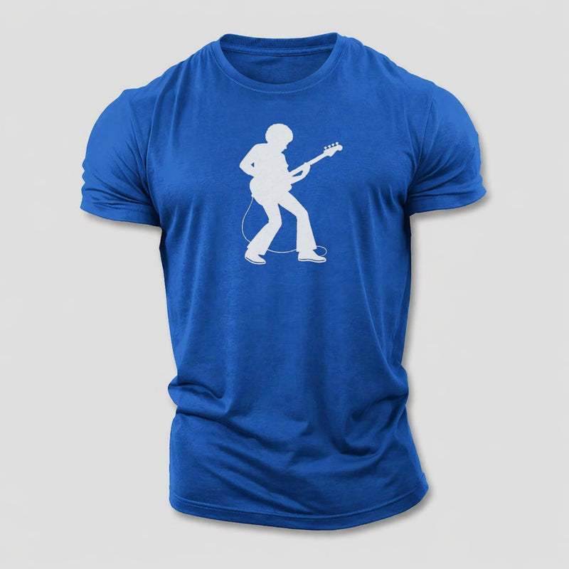 Bass Guitarist Slap Technique Cotton T-Shirt