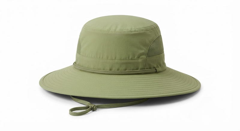 Wide Brim Sun Protection Bucket Hat - UPF Quick-Dry Breathable