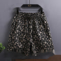 Black ditsy floral