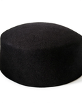 Arched hat black
