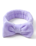 Purple bow headband