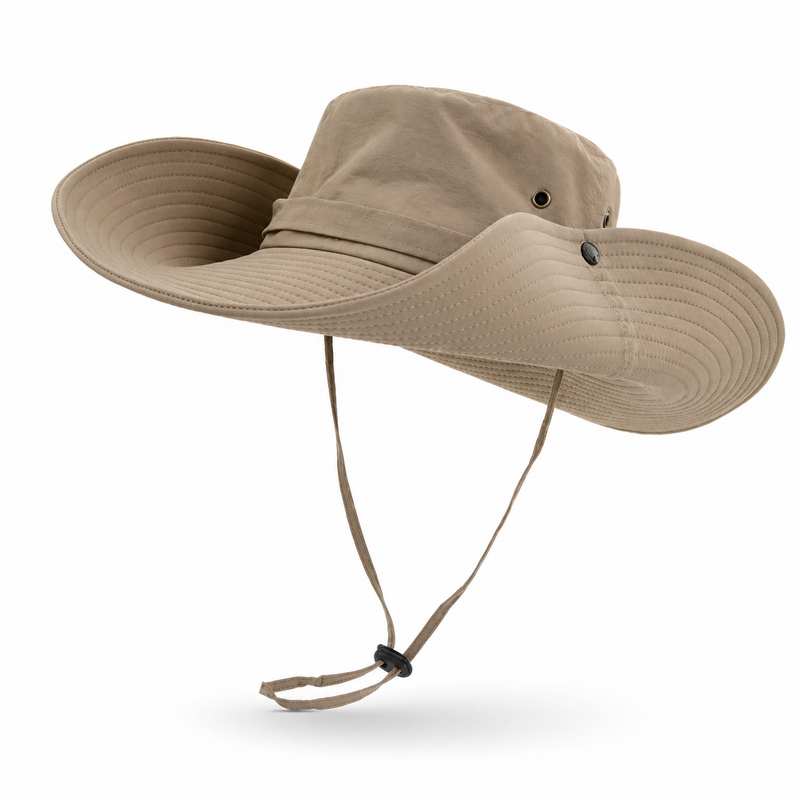 Premium Wide Brim Cowboy Sun Hat with UPF50+